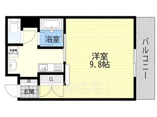 アスティオン都島【2階】の間取り