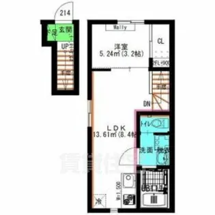 ル・シャトレ笠寺【2階】の間取り