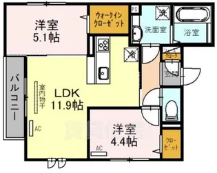 PINO SOLANA【3階】の間取り