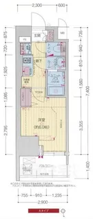 プレサンス大須観音フィエスタ【12階】の間取り