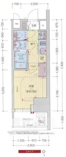 プレサンス大須観音フィエスタ【8階】の間取り