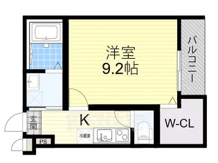 フジパレス御幣島【1階】の間取り