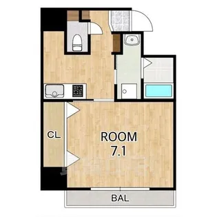 マリーベル栄 【4階】の間取り