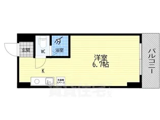 グランタック東山【4階】の間取り