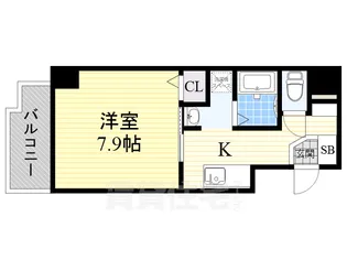 La Douceur伏見【3階】の間取り
