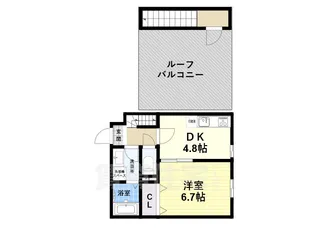 大阪府堺市堺区戎之町東5丁【アパート】の間取り