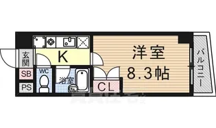 コンフォート太陽【4階】の間取り