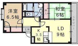 エステート徳重【2階】の間取り