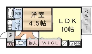 ルミエール2【1階】の間取り