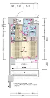 プレサンス京都室町通紫水【5階】の間取り