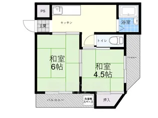 GARBO淡路【2階】の間取り