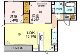 Court H&M【2階】の間取り