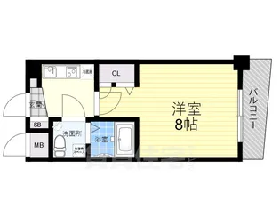 セレニテ甲子園【5階】の間取り