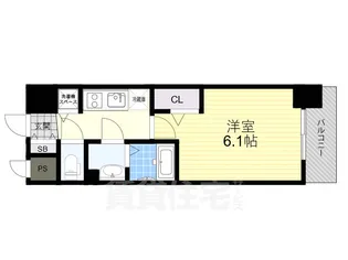 アドバンス大阪城北フィエルテ【3階】の間取り