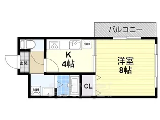 フォーチュンイン【1階】の間取り