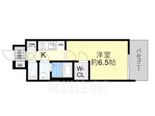 ファーストフィオーレ塚本リベルテ【3階】の間取り