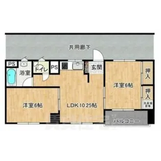 共栄ビル【5階】の間取り