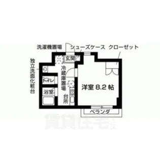 シャントール二条【7階】の間取り