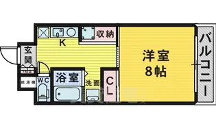 大阪府堺市堺区南瓦町【マンション】の間取り