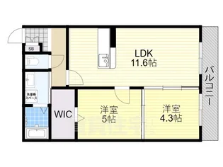 ハートフルマンション神出【3階】の間取り