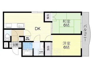 グリーンヒル草部【3階】の間取り