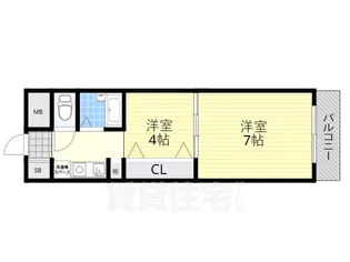 Sala Primavera 【4階】の間取り