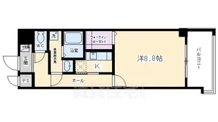ビレイユ真英西六角【2階】の間取り