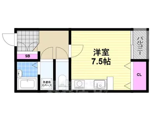 サンライズあびこ(レディースマンション)【1階】の間取り
