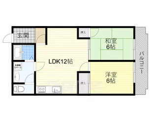 プレステージハイツ【4階】の間取り