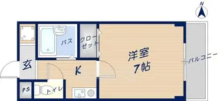 エスポワール吉川【8階】の間取り