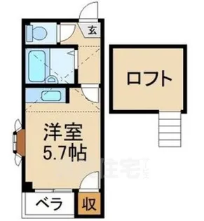 ホープ野江【4階】の間取り