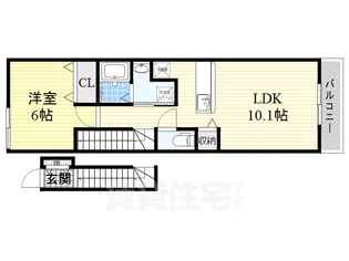 エステート・レイ2【2階】の間取り