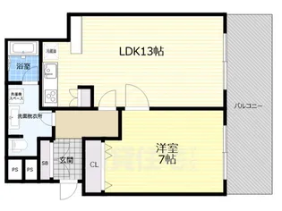 フローラルセントランド【5階】の間取り
