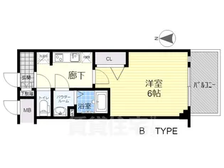 プレサンス新大阪ストリーム【10階】の間取り