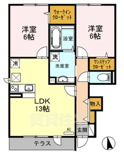 グランディオーソ【1階】の間取り