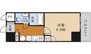 ERUZA BLDG・名古屋駅前【7階】の間取り