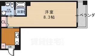 PINEWEST【603号室】の間取り