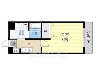 エクセル杭全【4階】の間取り