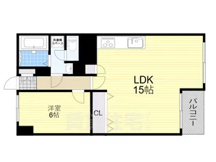 マンションサルナート【3階】の間取り