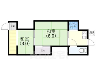 サニーグランド長田【202号室】の間取り