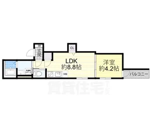 CASA花園【1階】の間取り