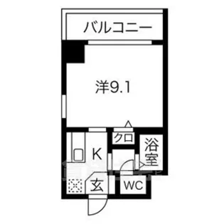 アビタシオン鶴舞【4階】の間取り