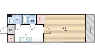 ビブレアビコ【3階】の間取り