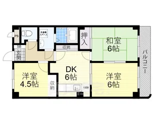 エクセレンスハイム2【3階】の間取り