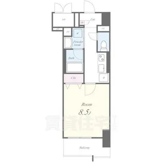 エスカルコート【10階】の間取り