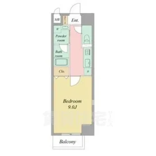 ラクラス浅間町【8階】の間取り