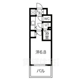 エスリード上前津LIVIA【9階】の間取り