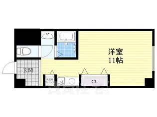 グランヴィ新大阪【3階】の間取り