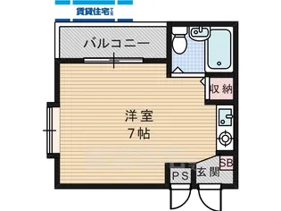 今井ハイツ【3階】の間取り