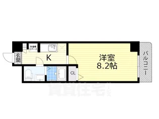 アーデン新大阪【6階】の間取り